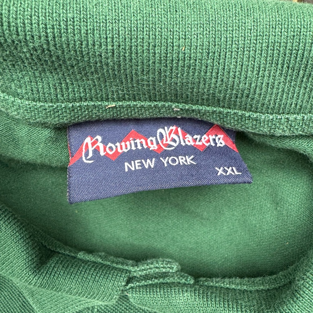 Rowing Blazers Forest Green Polo Shirt - Picture 2 of 4